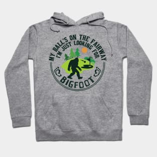 Golf and Bigfoot Hoodie